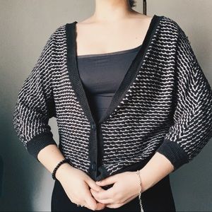 american eagle outfitters striped cardigan